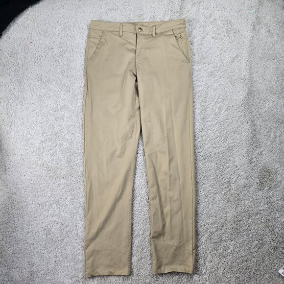 Barbell Apparel Men's Large Jogger Pant gym Khaki Zipper Pocket Gym Size 30x31 - Picture 1 of 8